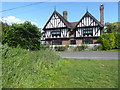Half-timbered house at Tudeley Hale in TN11 0PG