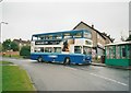 Bus on Rathbone Close, Keresley Village in CV6 4QJ