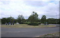 West Road roundabout in PE10 0YD
