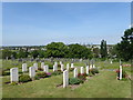 War graves in Greenwich Cemetery in SE18 4LA