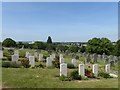 Commonwealth War Graves in Greenwich Cemetery in SE18 4LA