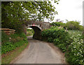 Railway bridge, by Balvaird in IV6 7PA