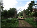 Gateway to the carriage drive to Belvoir Castle in NG32 1EP