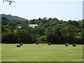 Hay bales at Maiden House Farm in Pleasington