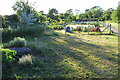 Allotments by the footpath in MK44 1EW