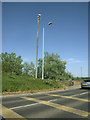CCTV camera at Sharp Lane motorway bridge in LS10 4RA
