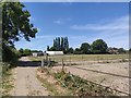 Footpath east of Littlefield Manor in GU3 3HD