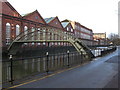 Lincoln - footbridge near Stamp End in LN2 5PF