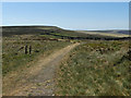 Path towards Great Manshead Hill in HX7 5TW