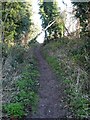 Footpath leading from Mutton Lane, Ospringe in ME13 8YU