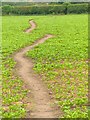Drunkard's footpath near East Bridgford in NG13 8NZ