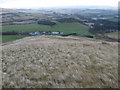 Toward Roberton Mains from White Hill in EH46 7AB