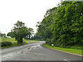 Road junction on the A658 south of Huby in LS21 2PX