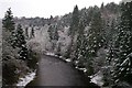 River Ericht in winter in PH10 7FQ