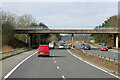 Westbound M9, Mill Road Bridge in EH49 7TA
