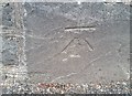 Ordnance Survey Cut Mark in SA9 2RE