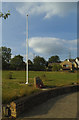 Drub village flagpole in BD19 4ES