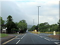Brockworth village sign on A46 at Henley Bank Road junction in GL3 4PZ