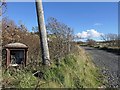 Telecoms cabinet, Nobel's Explosives site, Stevenston, Ayrshire in KA20 3LJ