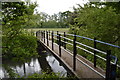 Giddy Bridge, a footbridge over the 'Old' River Loddon in RG5 4FF