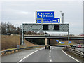 Eastbound M9 at Kirkliston in EH29 9HF