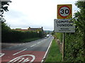 Entering Compton Dundon in TA11 6PT