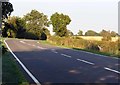 Leicester Road towards Melton Mowbray in Frisby on the Wreake