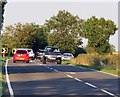 Traffic on Leicester Road in Frisby on the Wreake