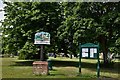 Great Waldingfield: Village sign and notice board in CO10 0TU