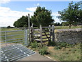 The beginning of a footpath to Wadenhoe in Thorpe Achurch
