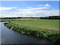 River Nene and meadows near Wadenhoe in PE8 5XD