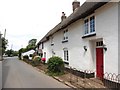Terrace of thatched cottages, Newbuildings in EX17 4PR