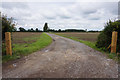 Track leading to Cottage Farm, Spaldington in Spaldington