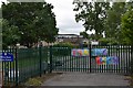 Entrance to Willow Bank Infant and Junior Schools in RG4 6XG