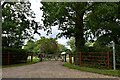 Felsham: Public footpath leading past Felsham Hall in IP30 0PS