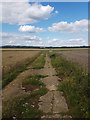 Bridleway at the abandoned airfield in HP18 9PH