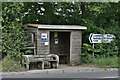 Cockfield: Bus shelter on the A1141 in IP30 0HA