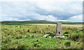 Trig point at Calton in Calton