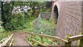 Stairs to the disused railway, Stafford in ST16 3DJ