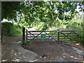 Gate on Old Hunstanton Road, Castle Rising in PE31 6DZ