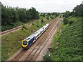 Northern Trains class 195 DMU approaching Retford in DN22 7RY
