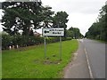 The A620 Straight Mile passing HM Prison Ranby in Babworth