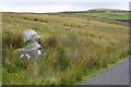 Roadside rocks on moorland south of Sandford Farm in BD24 0JU