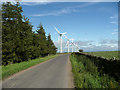 Whitley Road, Dunford, approaching the wind farm in S36 9NH