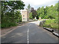 Road (B976) crossing Water of Tanar by means of the Bridge of Ess in AB34 5ET
