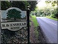 Ravenshead village sign in NG15 9HJ