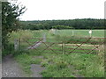 Metal Gates Near Newsham South Farm in NE24 4HA