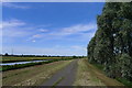 The Hereward Way and Cycle Route 63 alongside the River Nene in PE1 5YX