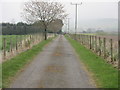 Marykirk Cemetery driveway in AB30 1UX
