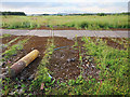 Rail tracks in the old Ravenscraig Steelworks site in ML2 7FG
